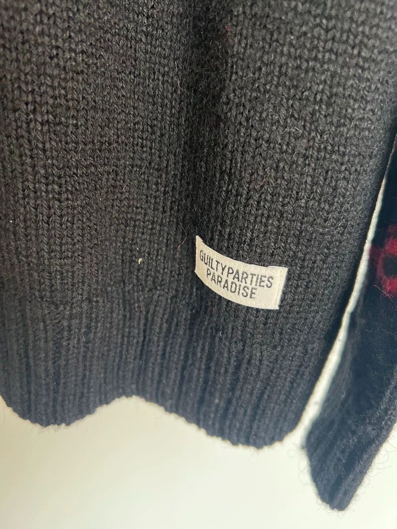 Wtaps Wacko Maria Skull Knitted Sweater Size M- DMC Size US M / EU 48-50 / 2 - 4 Thumbnail