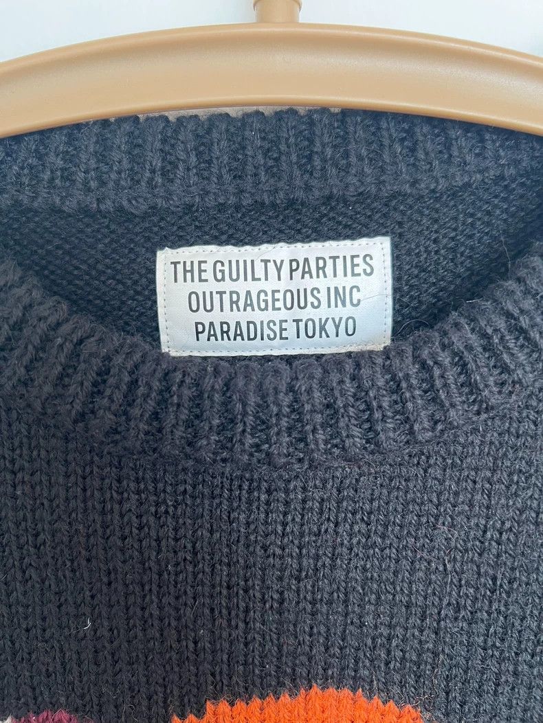 Wtaps Wacko Maria Skull Knitted Sweater Size M- DMC Size US M / EU 48-50 / 2 - 3 Thumbnail