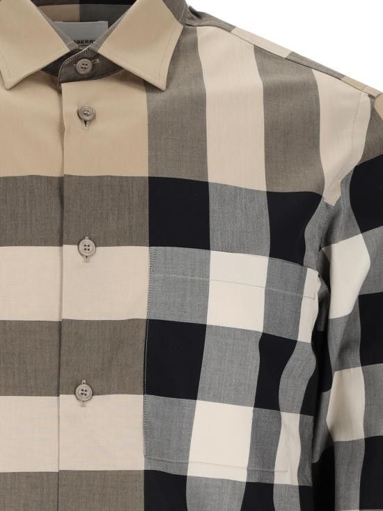 Burberry BURBERRY Men Long Tops 8071445 A7028 Beige Size US L / EU 52-54 / 3 - 3 Thumbnail
