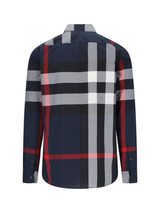 Burberry BURBERRY Men Long Tops 8073216 A1960 Blue Size US L / EU 52-54 / 3 - 2 Thumbnail