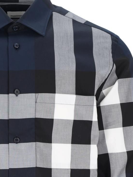 Burberry BURBERRY Men Long Tops 8073216 A1960 Blue Size US L / EU 52-54 / 3 - 3 Thumbnail
