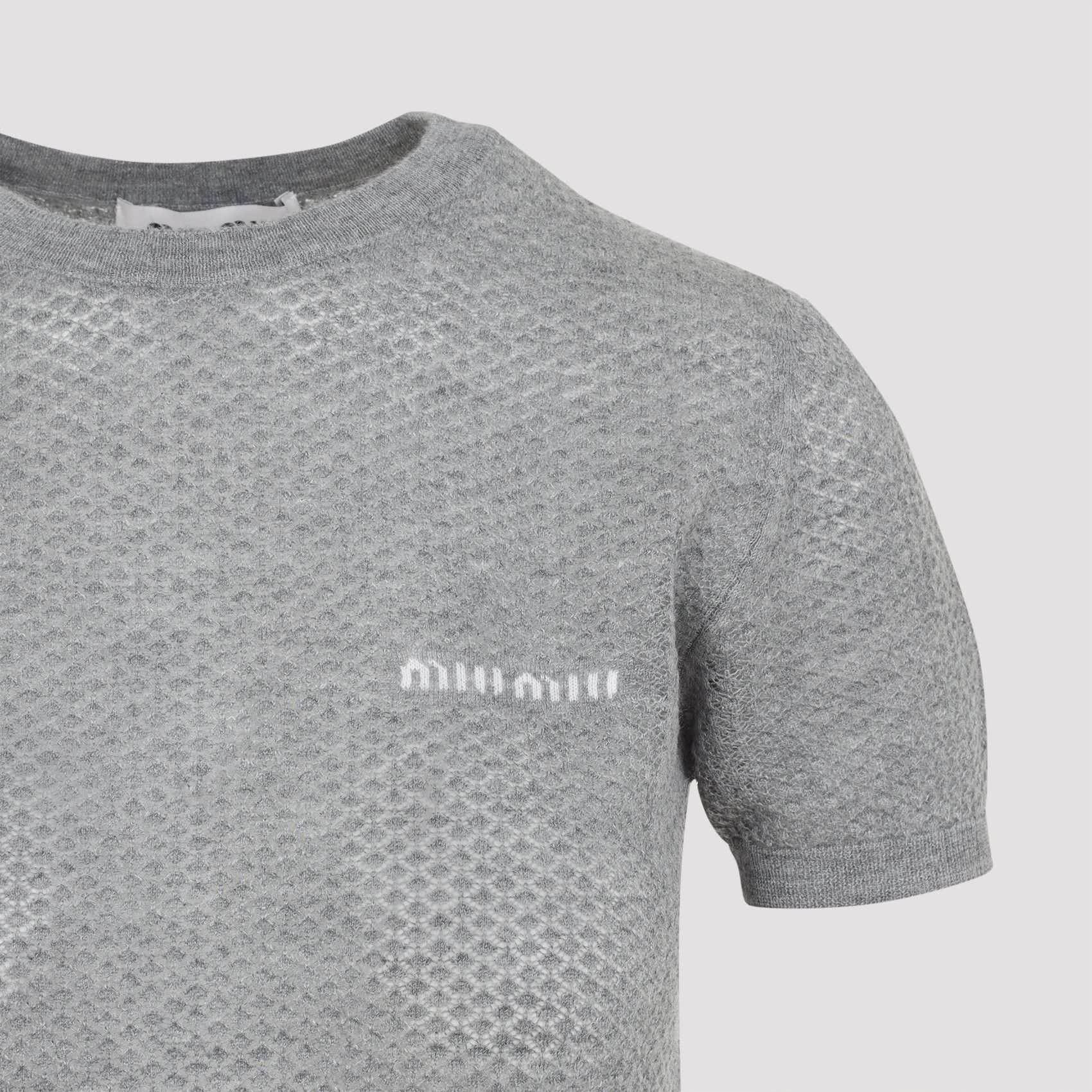 Miu Miu Miu Miu Cashmere T-shirt Size M / US 6-8 / IT 42-44 - 3 Thumbnail
