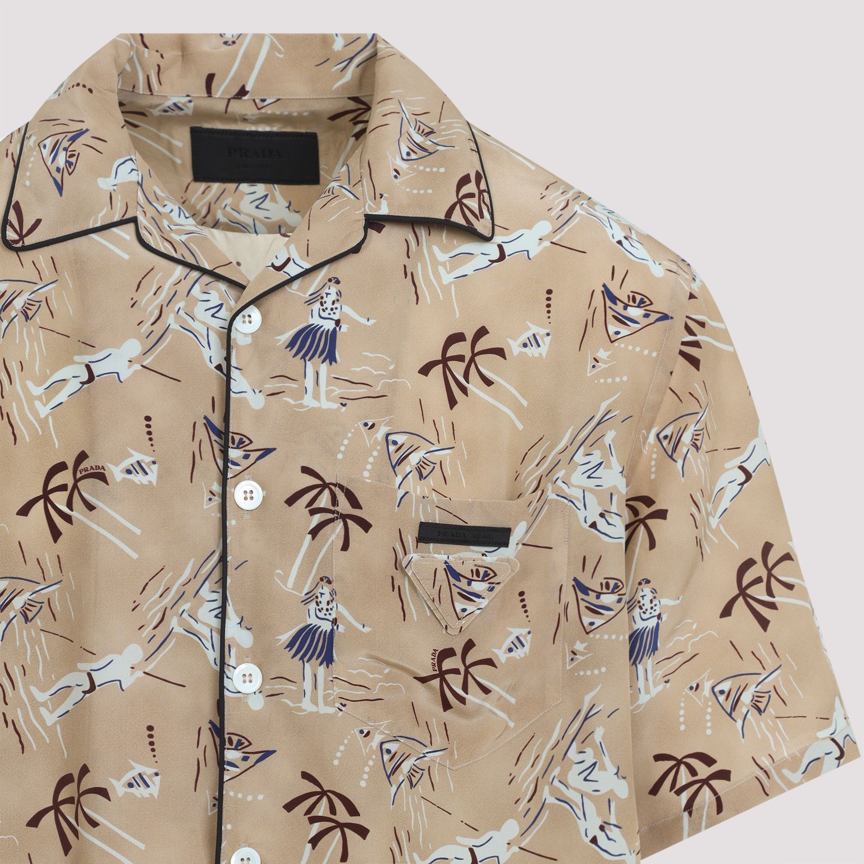 Prada Prada Viscose and Silk Shirt Size US S / EU 44-46 / 1 - 3 Thumbnail