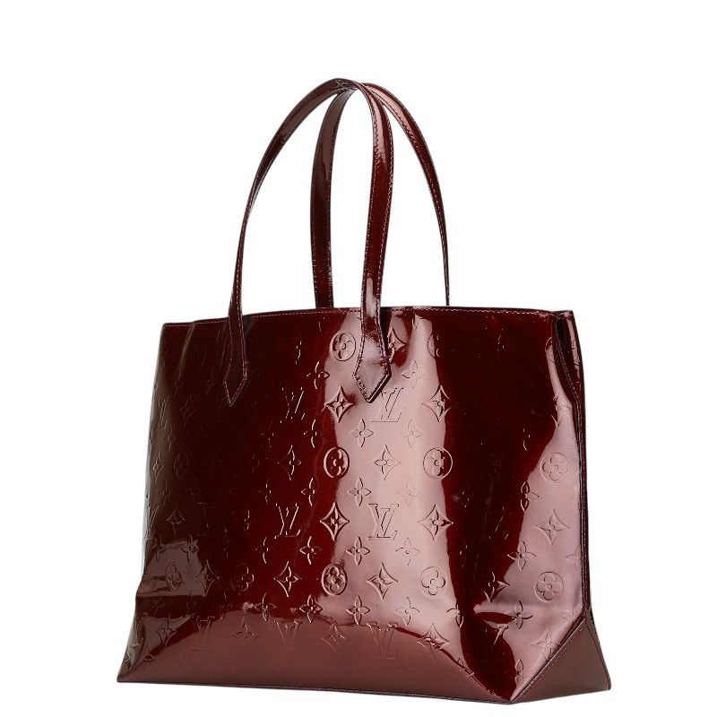 Louis Vuitton Louis Vuitton Louis Vuitton Wilshire MM Monogram Vernis Tote Bag Enamel Tote Bag M91646 Size ONE SIZE - 2 Thumbnail
