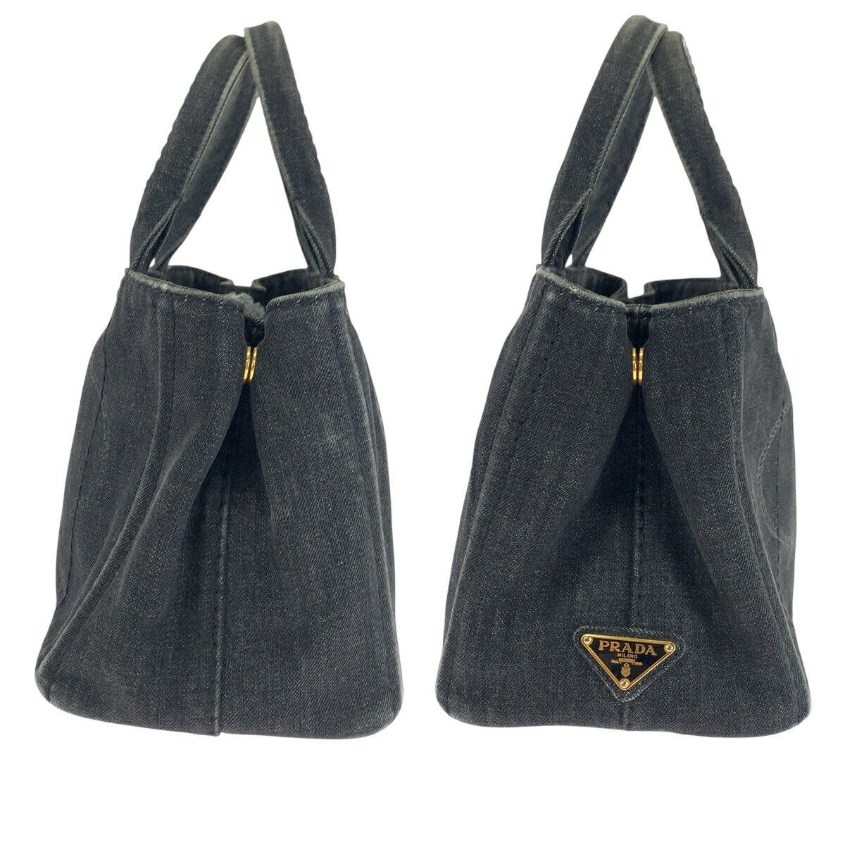 Prada Prada Prada Canapa Tote Canvas 2way Bag Canvas Shoulder Bag 1BG439 DUTY FREE for USA Size ONE SIZE - 8 Thumbnail