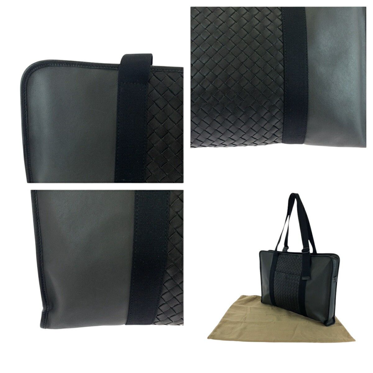 Bottega Veneta Bottega Veneta Bottega Veneta Intrecciato Leather 2way Bag Leather Business Bag Size ONE SIZE - 6 Thumbnail