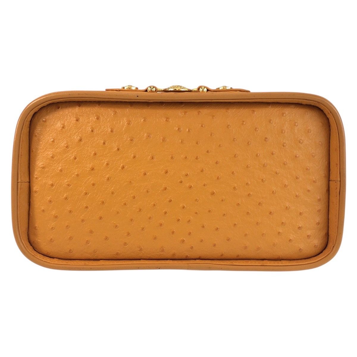 Versace Versace Versace Leather Sunburst Handbag Leather Vanity Bag 502076 DUTY FREE for USA Size ONE SIZE - 10 Thumbnail