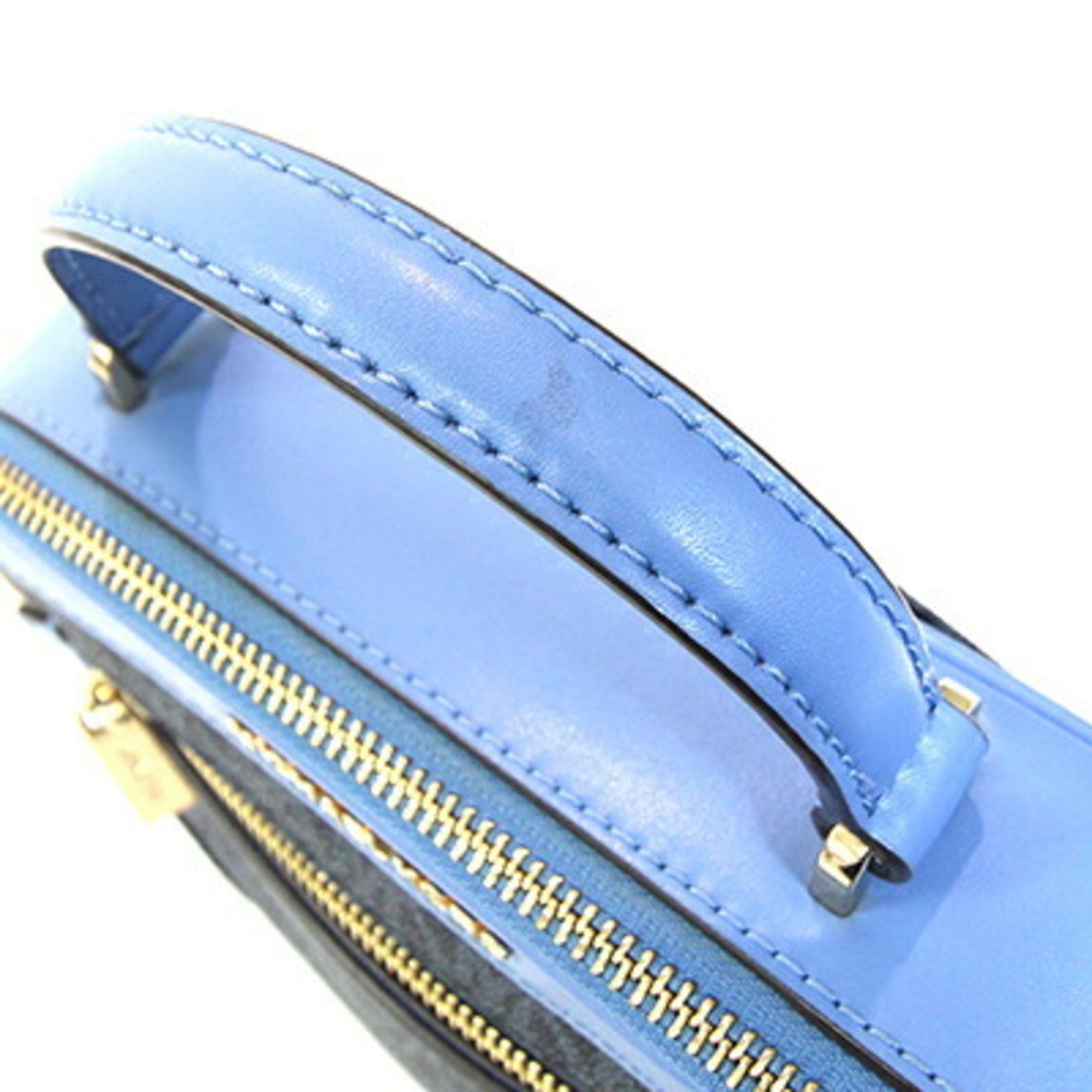 Michael Kors Michael Kors Handbag 35T9GTFC2B Blue PVC Leather Shoulder Bag Striped Women's MICHAEL KORS Size ONE SIZE - 7 Thumbnail