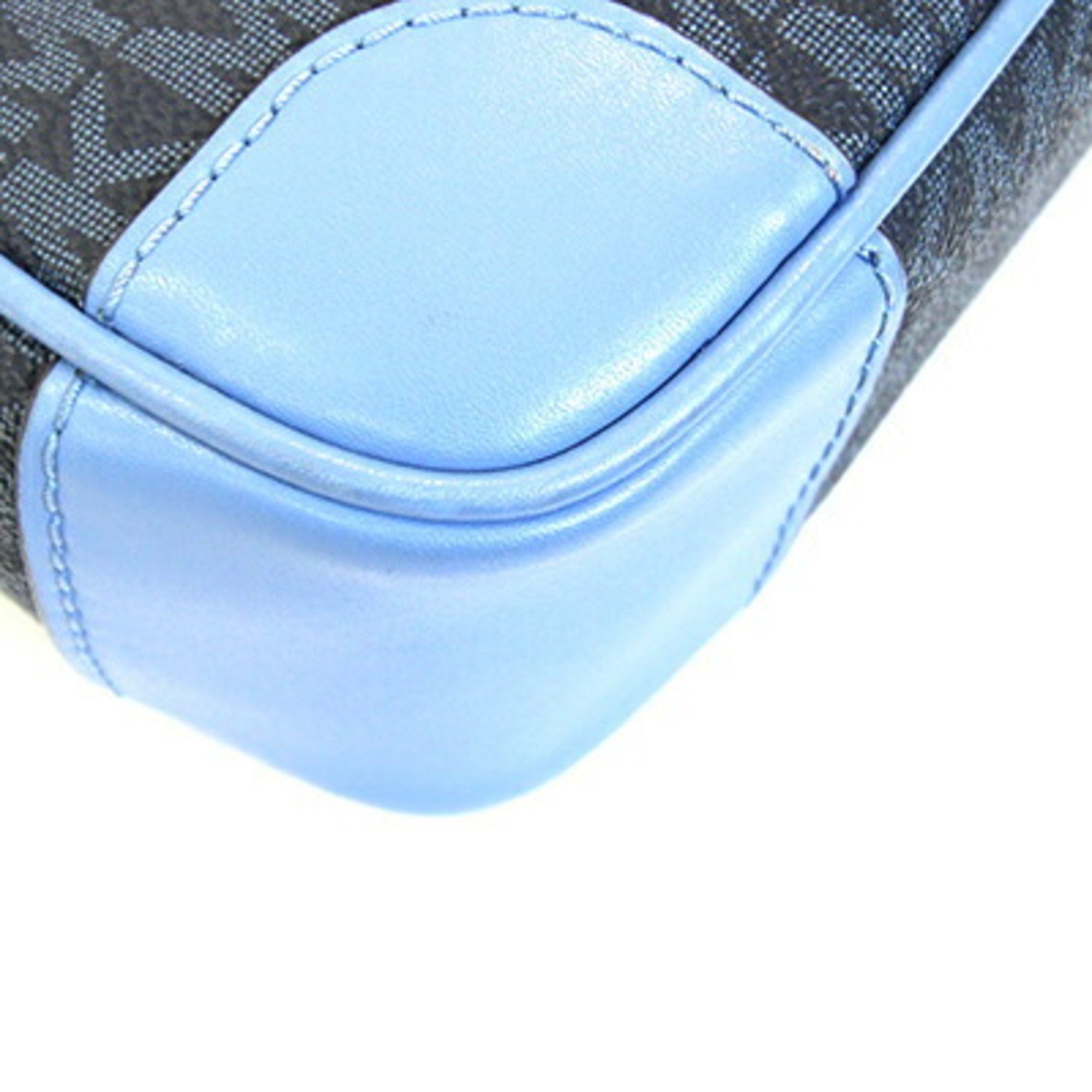 Michael Kors Michael Kors Handbag 35T9GTFC2B Blue PVC Leather Shoulder Bag Striped Women's MICHAEL KORS Size ONE SIZE - 4 Thumbnail