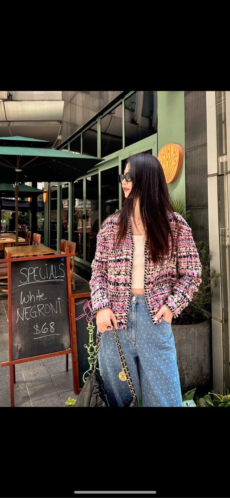 Chanel Chanel Pink Mosaic Woven Jacket- DMC Size US M / EU 48-50 / 2 - 6 Thumbnail