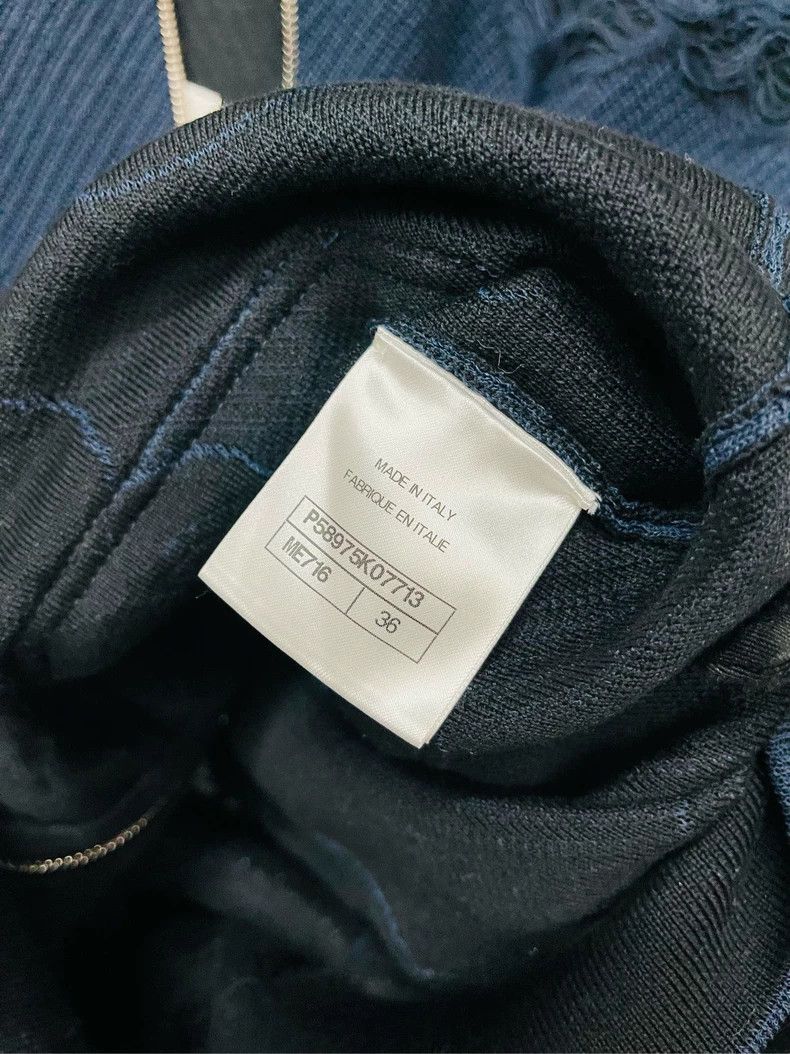 Chanel Chanel Blue Denim Lace Jacket- DMC Size US M / EU 48-50 / 2 - 5 Thumbnail