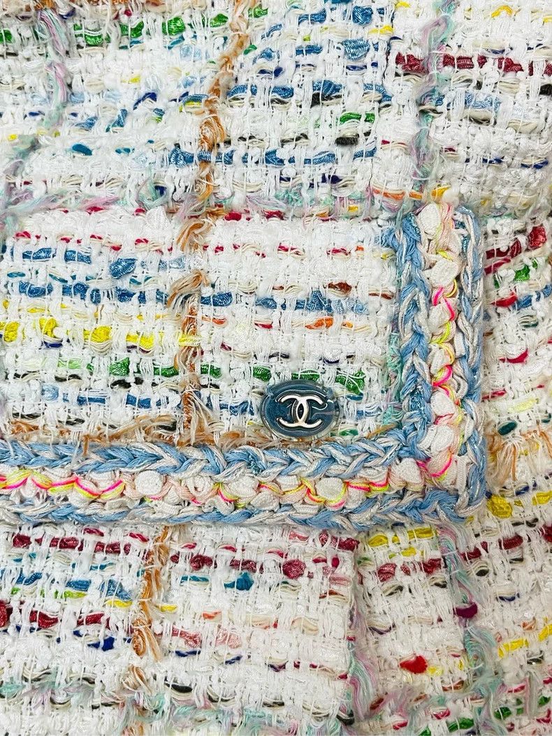 Chanel Colorful Lace Cuff Tweed Jacket from Chanel- DMC Size US M / EU 48-50 / 2 - 5 Thumbnail