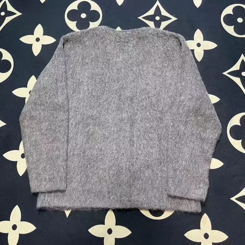 Our Legacy Our Legacy Loose V-Neck Button Sweater Jacket- DMC Size US L / EU 52-54 / 3 - 2 Thumbnail