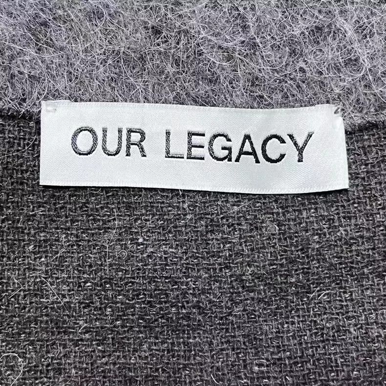 Our Legacy Our Legacy Loose V-Neck Button Sweater Jacket- DMC Size US L / EU 52-54 / 3 - 3 Thumbnail