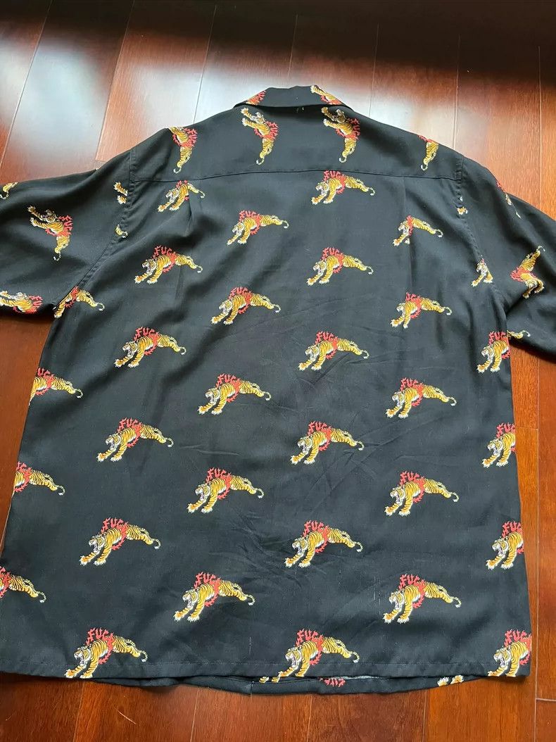 Wtaps Wacko Maria Hawaiian Shirt with Tiger Print- DMC Size US S / EU 44-46 / 1 - 5 Thumbnail