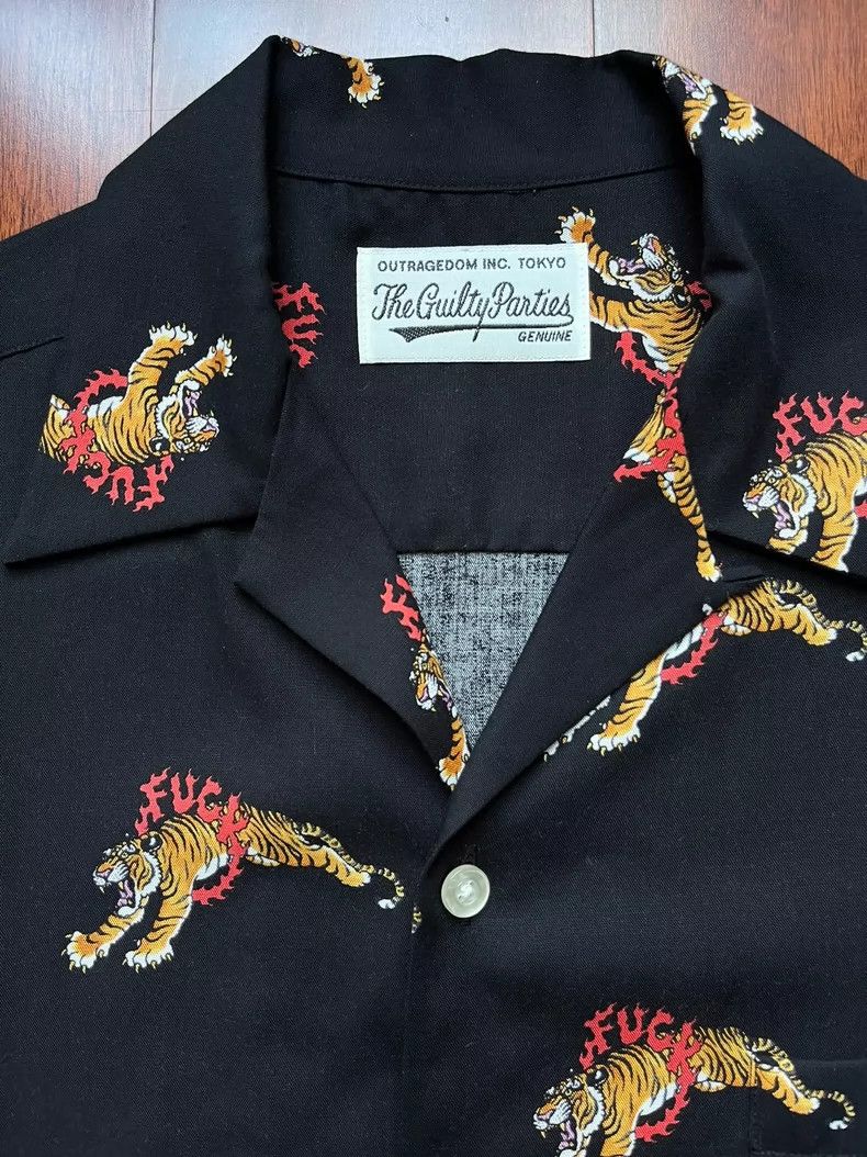 Wtaps Wacko Maria Hawaiian Shirt with Tiger Print- DMC Size US S / EU 44-46 / 1 - 3 Thumbnail