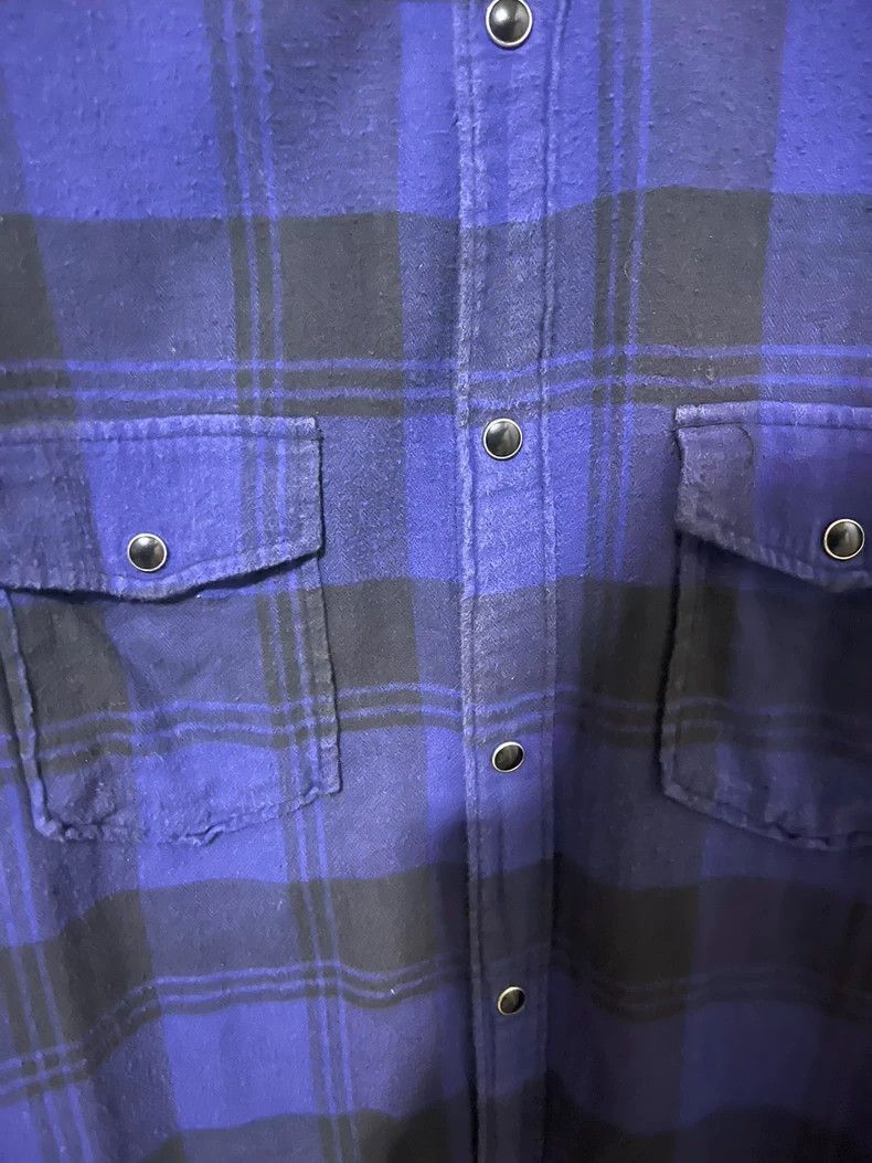 Saint Laurent Paris Saint Laurent Klein Blue Plaid Shirt- DMC Size US M / EU 48-50 / 2 - 2 Thumbnail