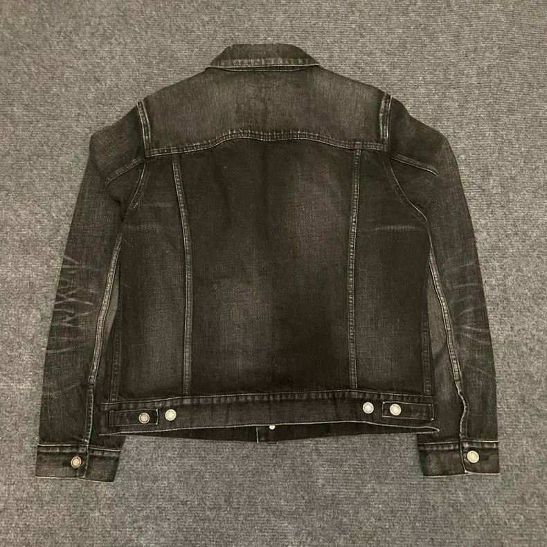 Saint Laurent Paris Black Denim Jacket by Slp/Ysl Size XL- DMC Size US XL / EU 56 / 4 - 2 Thumbnail
