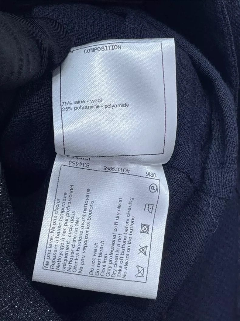 Chanel Chanel Double-Breasted Long Coat with Shimmer- DMC Size US M / EU 48-50 / 2 - 7 Thumbnail