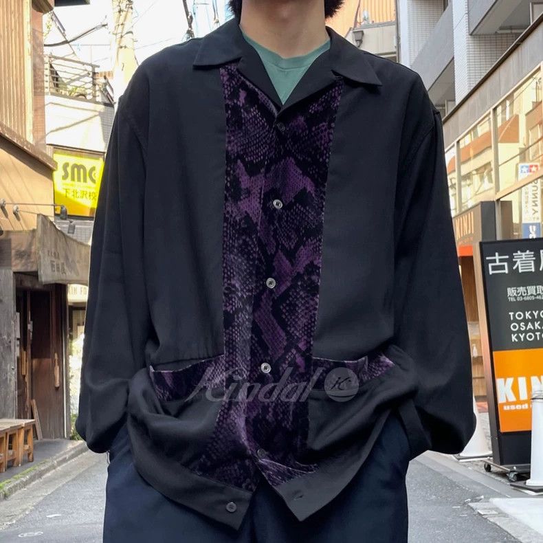 Wacko Maria WACKO MARIA Two Tone Open Collar Shirt- DMC Size US M / EU 48-50 / 2 - 2 Thumbnail