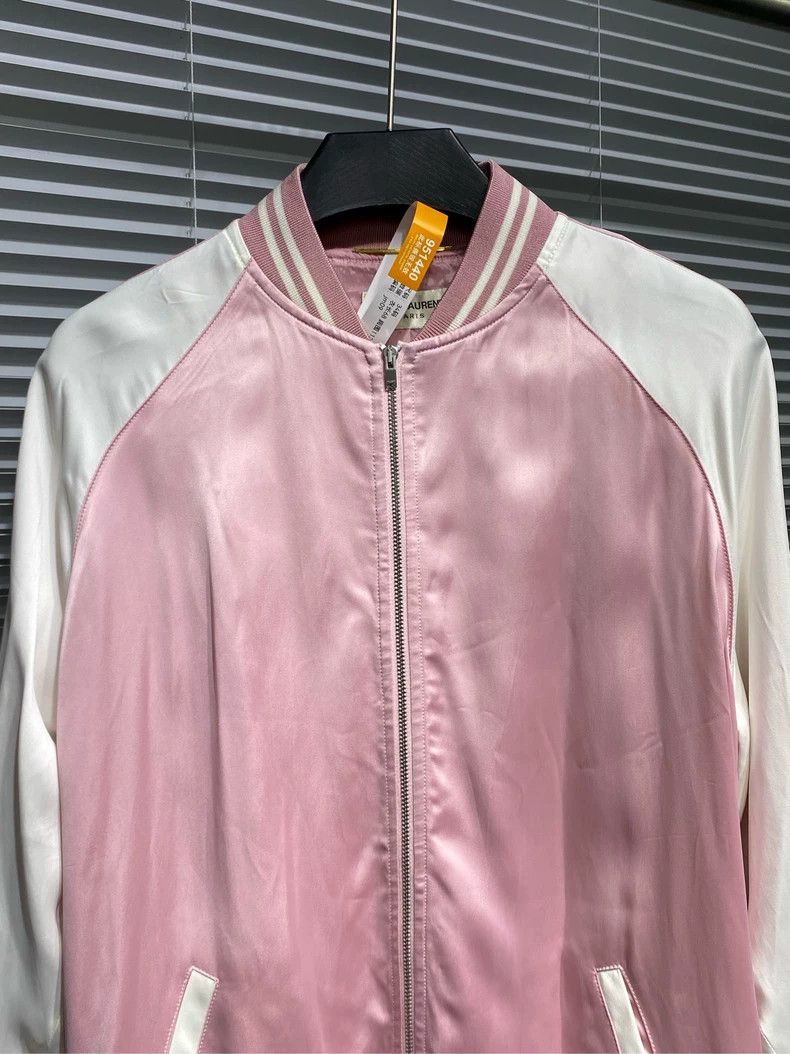 Saint Laurent Paris Saint Laurent Satin Baseball Jacket Size 34- DMC Size US XS / EU 42 / 0 - 3 Thumbnail