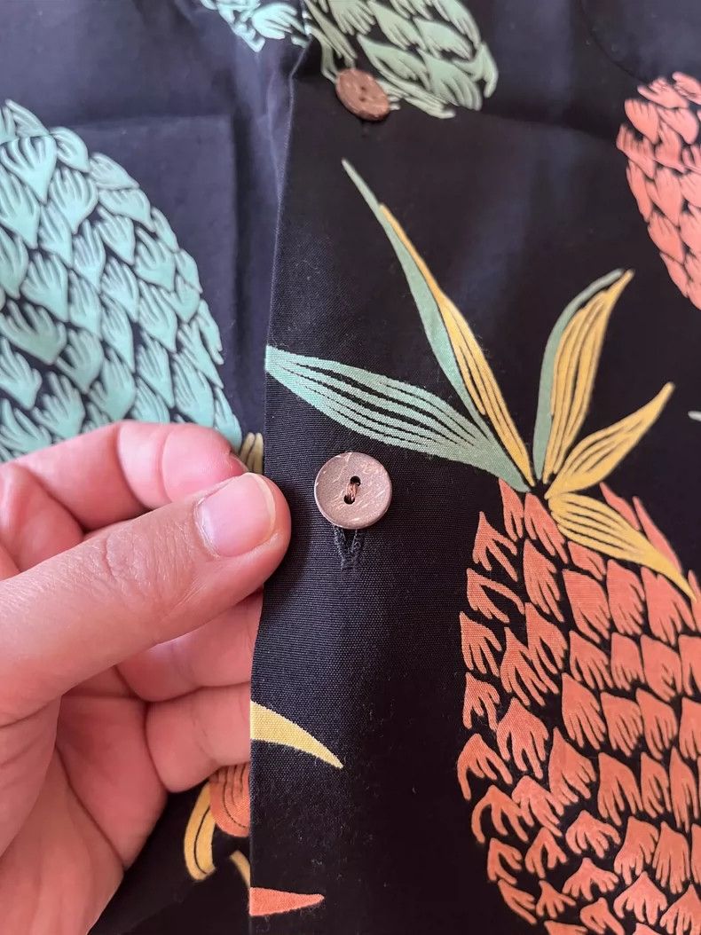 Wacko Maria Pineapple Print Short Sleeve Button-Up Shirt- DMC Size US S / EU 44-46 / 1 - 6 Thumbnail