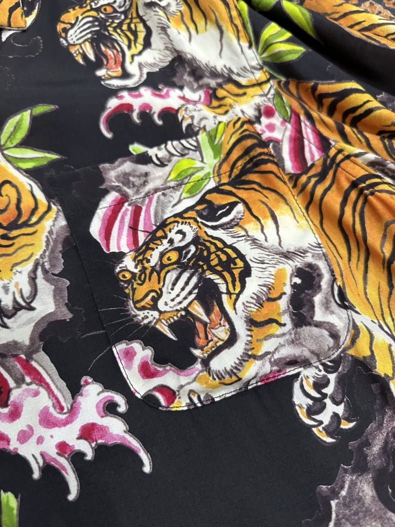 Wacko Maria WACKO MARIA Floral Tiger Summer Shirt- DMC Size US XL / EU 56 / 4 - 4 Thumbnail