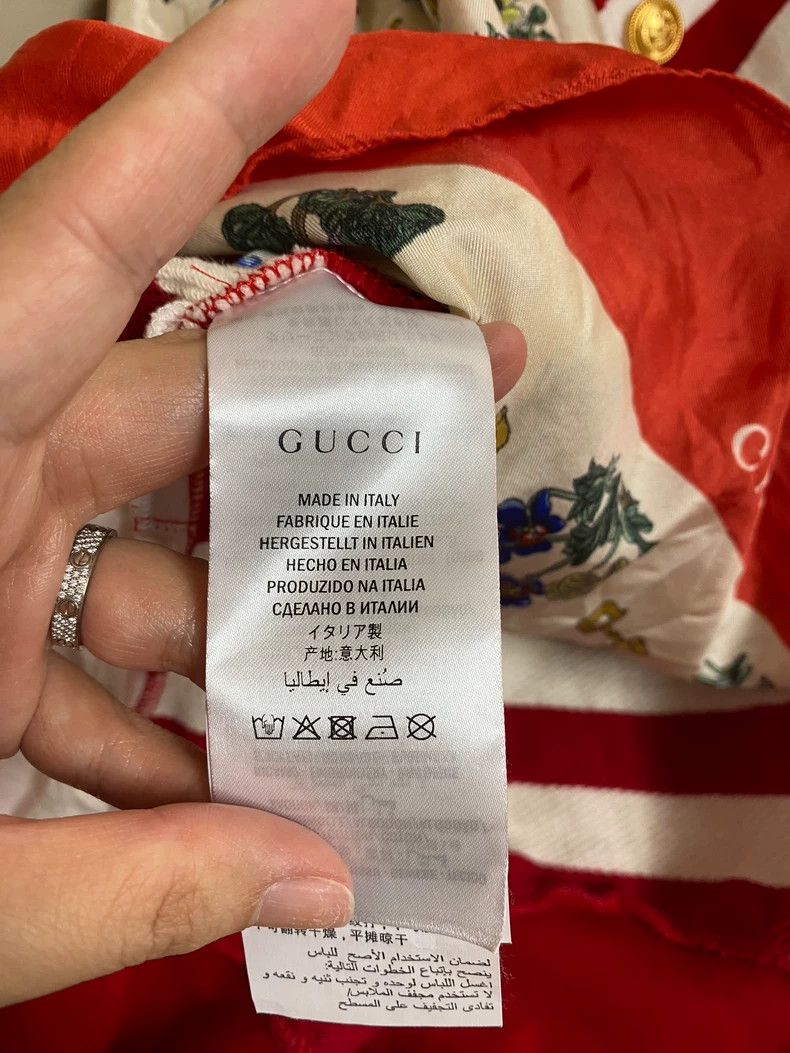 Gucci Gucci Red Striped Jacket with Silk Lining- DMC Size US L / EU 52-54 / 3 - 8 Thumbnail