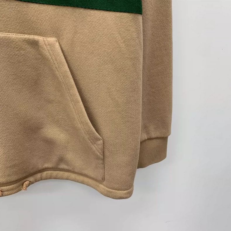 Gucci Gucci Brown Logo Stripe Hooded Sweatshirt- DMC Size US S / EU 44-46 / 1 - 4 Thumbnail