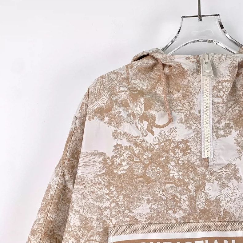 Dior Christian Dior Animal Print Hooded Jacket- DMC Size US XS / EU 42 / 0 - 3 Thumbnail