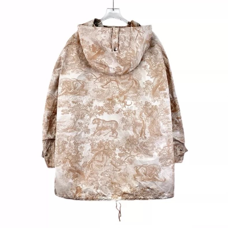 Dior Christian Dior Animal Print Hooded Jacket- DMC Size US XS / EU 42 / 0 - 2 Thumbnail