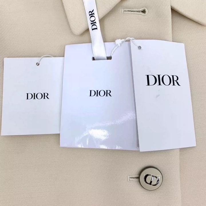 Dior Dior Cream Wool Blend Button-Up Jacket- DMC Size US XS / EU 42 / 0 - 7 Thumbnail
