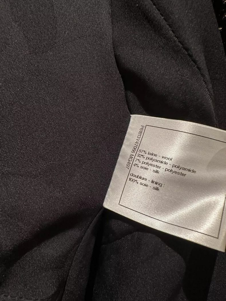 Chanel Chanel Black and Gold Zip Jacket- DMC Size US S / EU 44-46 / 1 - 7 Thumbnail