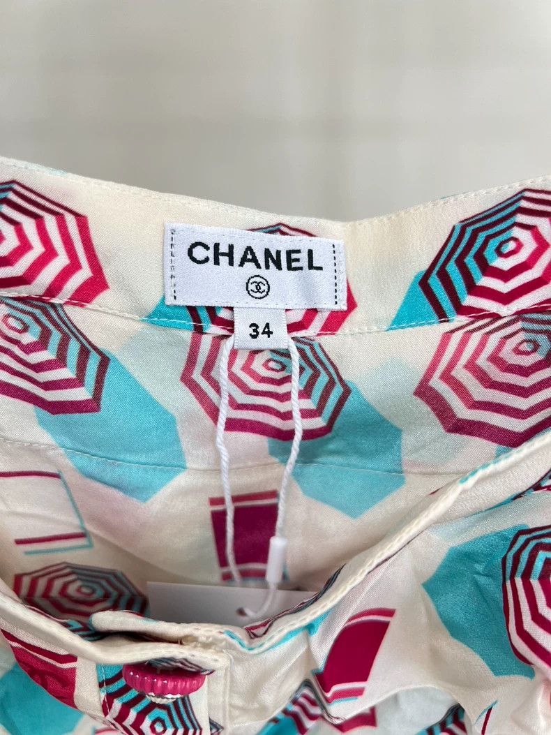 Chanel Chanel Silk Spaghetti Strap Beach Top- DMC Size US S / EU 44-46 / 1 - 3 Thumbnail