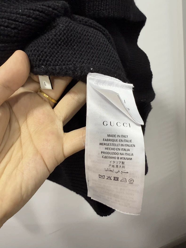 Gucci Gucci Bee V-Neck Sweater Size L- DMC Size US L / EU 52-54 / 3 - 4 Thumbnail