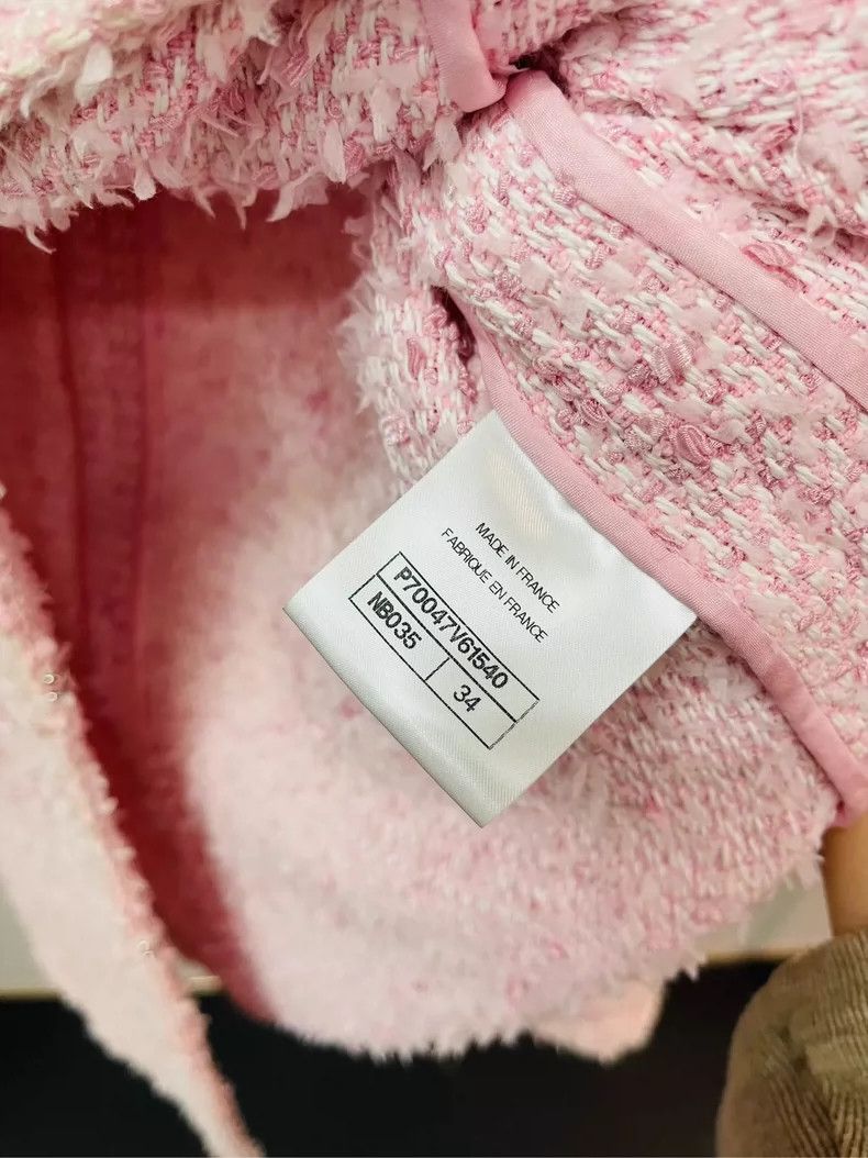 Chanel Chanel Pink Long Coat with Pockets- DMC Size US M / EU 48-50 / 2 - 3 Thumbnail