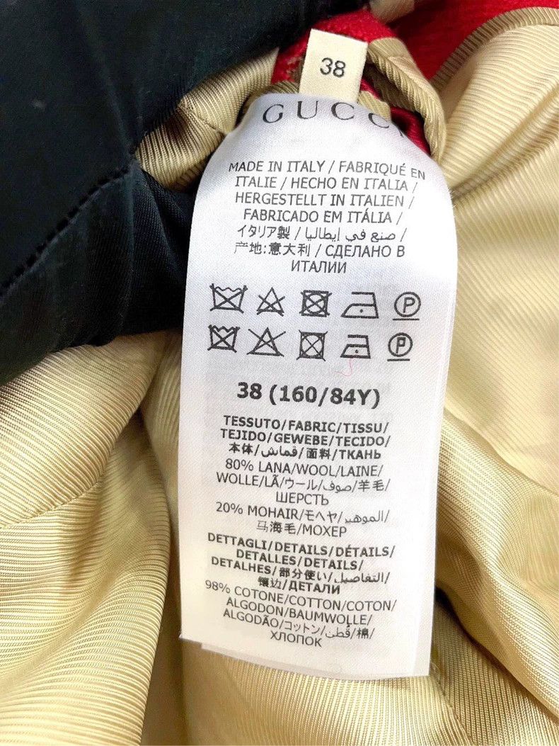 Gucci Gucci Red Court Style Jacket- DMC Size US M / EU 48-50 / 2 - 9 Thumbnail