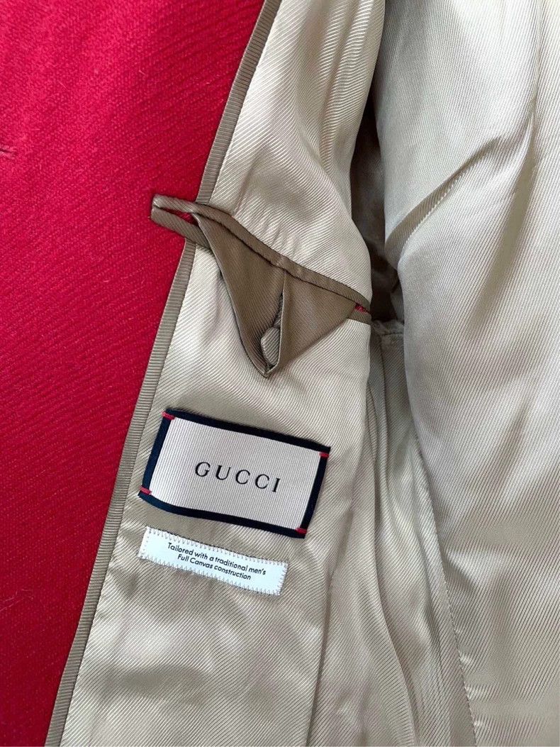 Gucci Gucci Red Court Style Jacket- DMC Size US M / EU 48-50 / 2 - 8 Thumbnail