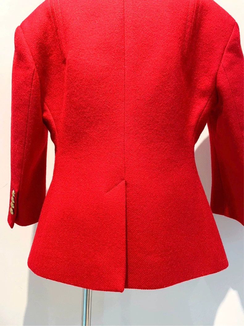 Gucci Gucci Red Court Style Jacket- DMC Size US M / EU 48-50 / 2 - 5 Thumbnail