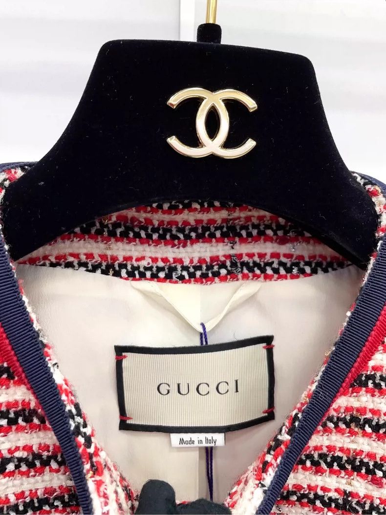 Gucci Gucci Red Striped Jacket Set Outfit- DMC Size US M / EU 48-50 / 2 - 7 Thumbnail