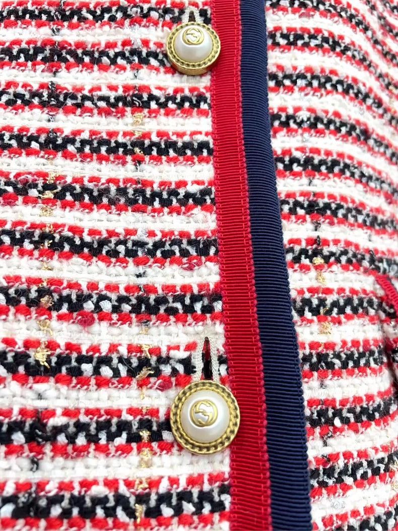 Gucci Gucci Red Striped Jacket Set Outfit- DMC Size US M / EU 48-50 / 2 - 6 Thumbnail