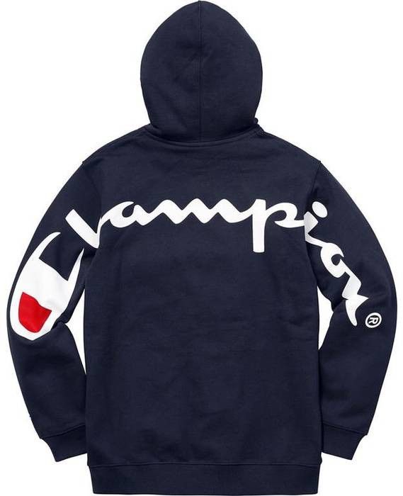 Supreme cheap champion hoodie