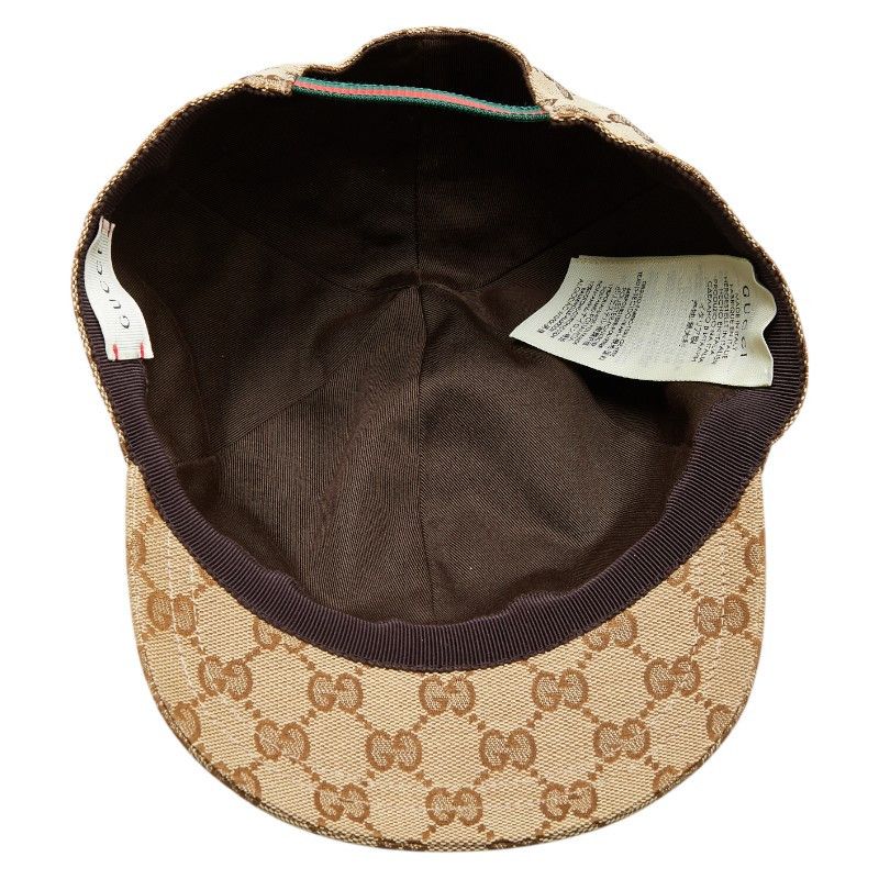 Gucci Gucci Gucci GG Canvas Sheline Line Cap Canvas Hats Size ONE SIZE - 4 Thumbnail
