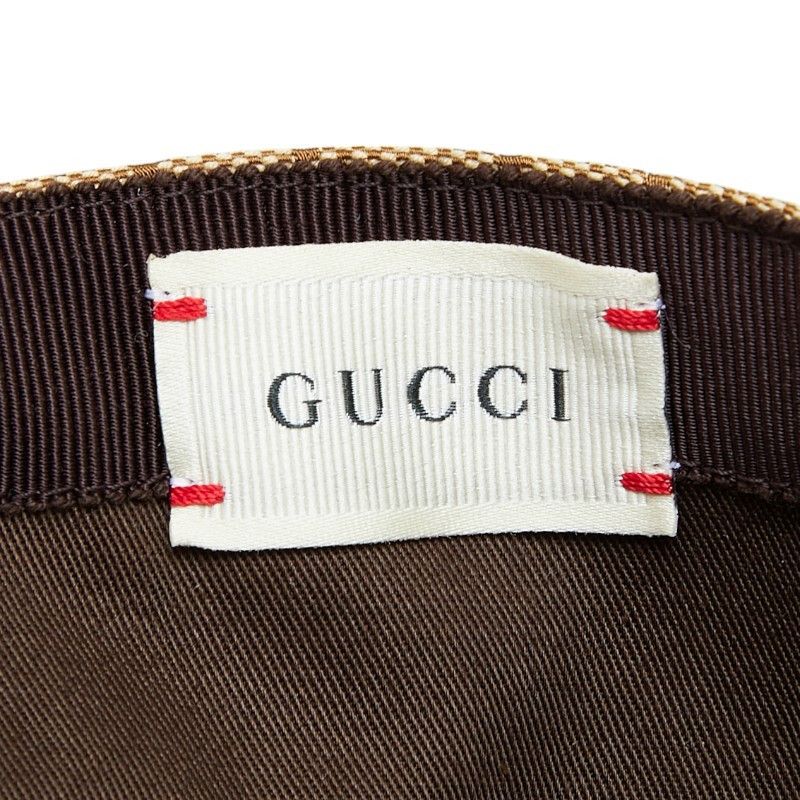 Gucci Gucci Gucci GG Canvas Sheline Line Cap Canvas Hats Size ONE SIZE - 5 Thumbnail