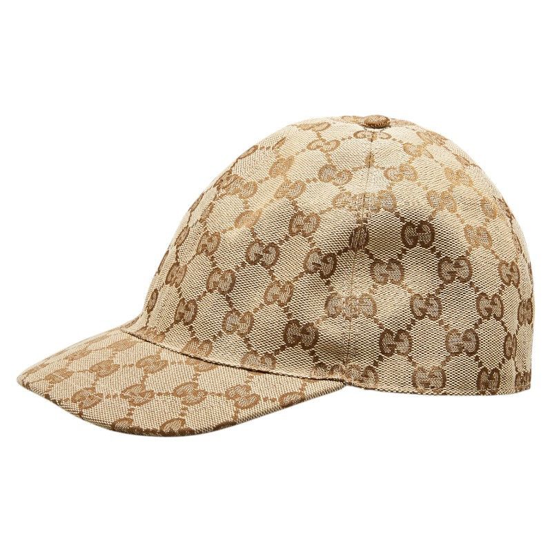 Gucci Gucci Gucci GG Canvas Sheline Line Cap Canvas Hats Size ONE SIZE - 2 Thumbnail