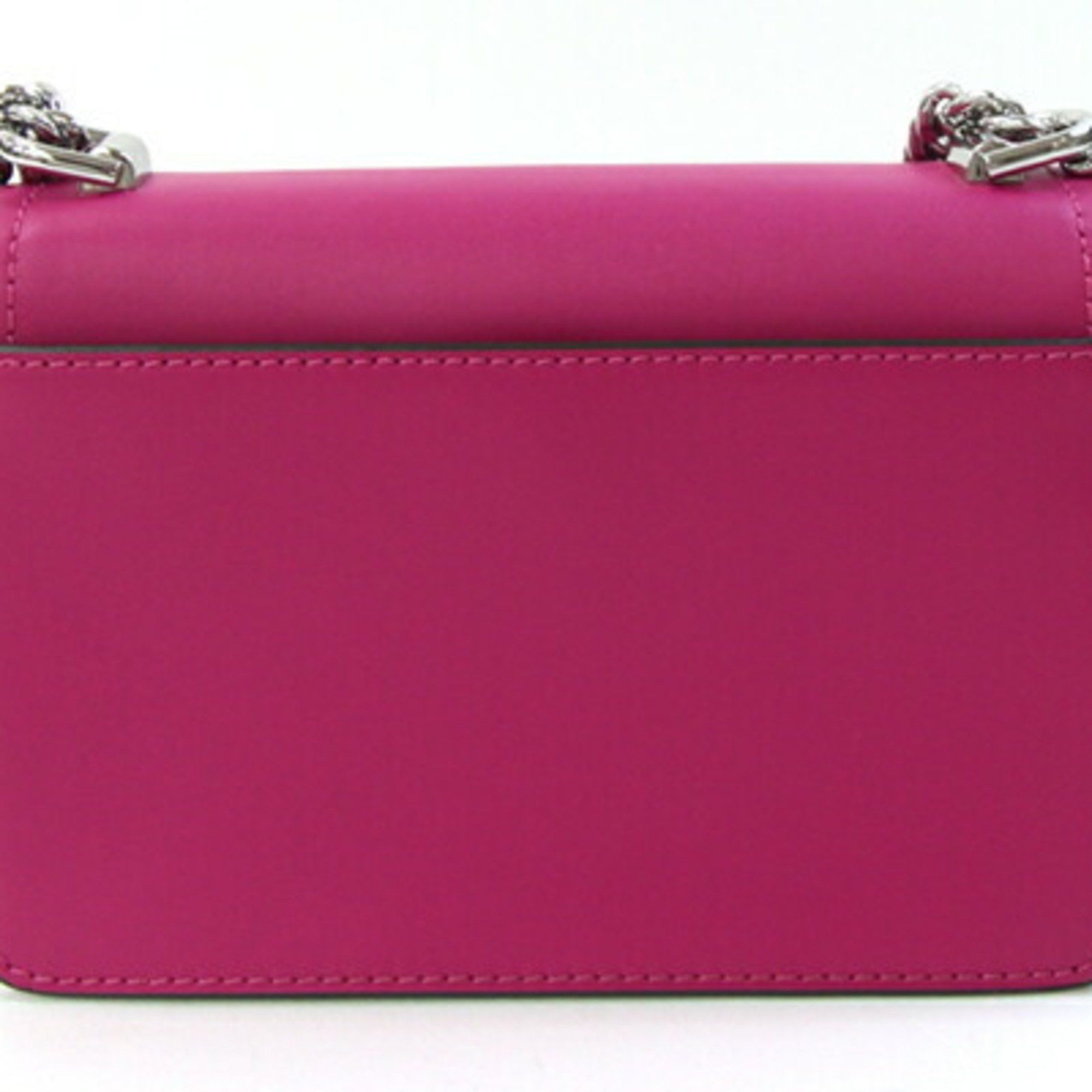 Michael Kors Michael Kors Shoulder Bag Heather Extra Small Crossbody 32S2S7HC0L Magenta Pink Leather Chain Women's MICHAEL KORS Size ONE SIZE - 2 Thumbnail