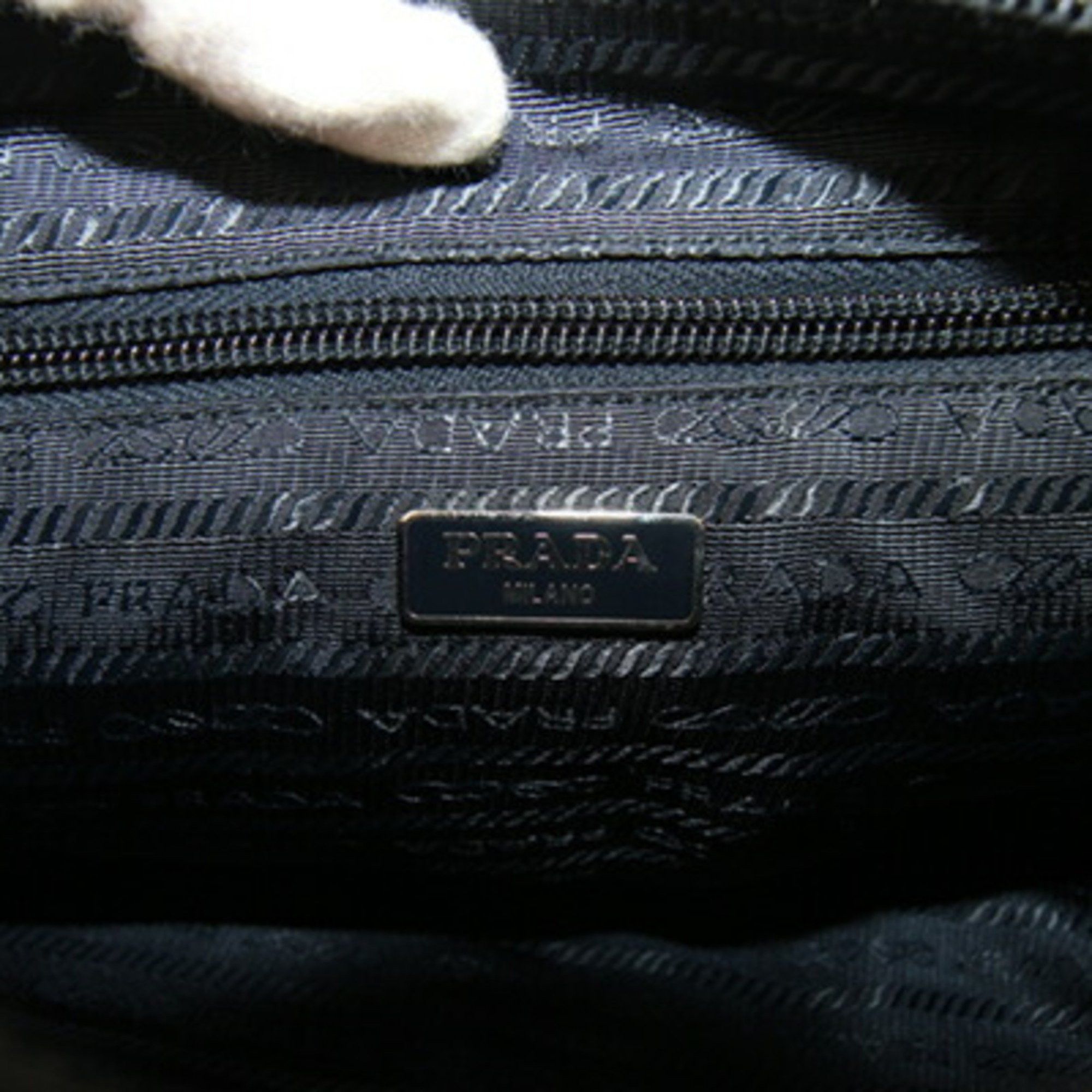 Prada Prada Pouch 1NA002 Navy Nylon Women's Men's PRADA Size ONE SIZE - 4 Thumbnail