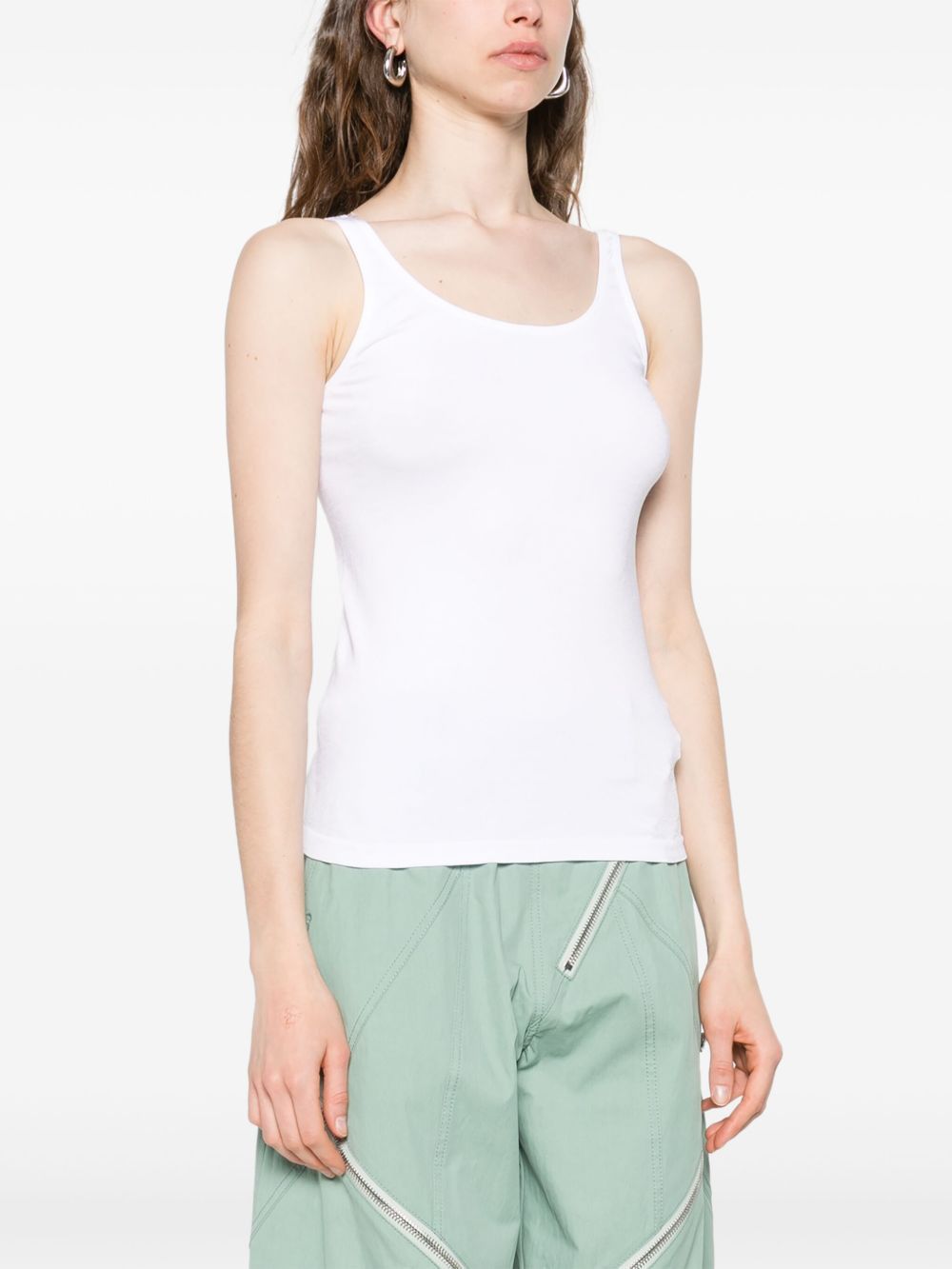 Wolford COTON BLEND TANK TOP Size M / US 6-8 / IT 42-44 - 2 Thumbnail