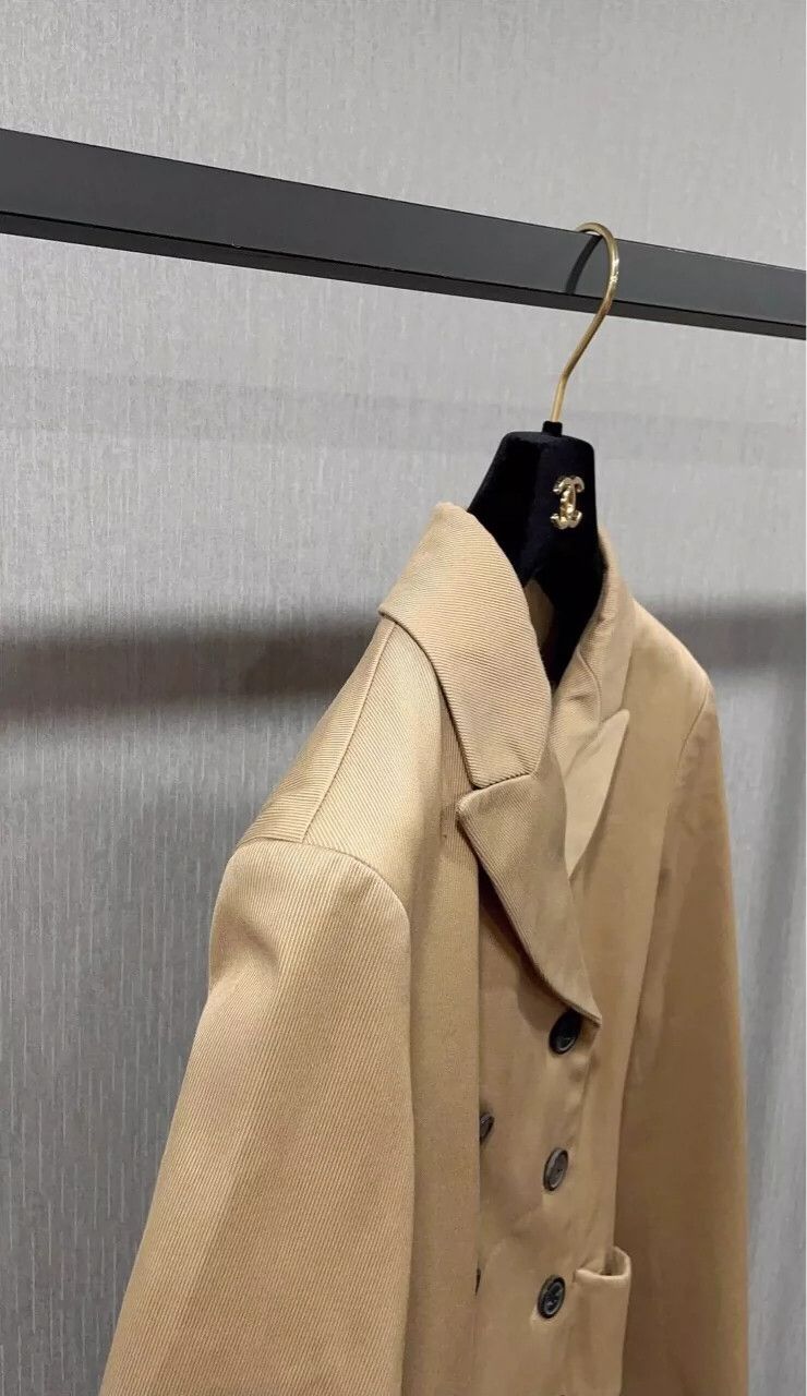 Dior Dior Beige Double-Breasted Tailored Blazer- DMC Size US M / EU 48-50 / 2 - 7 Thumbnail