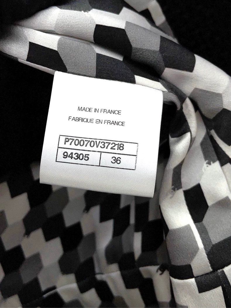 Chanel Chanel Black Tweed Double-Breasted Blazer- DMC Size US S / EU 44-46 / 1 - 8 Thumbnail